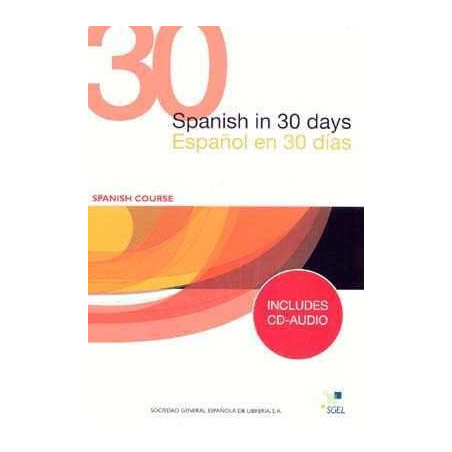 Español en 30 Dias libro + cd audio (Base inglesa)