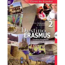 Destino Erasmus 2 Intermedio B1-B2 alumno + ejercicios + cd audio