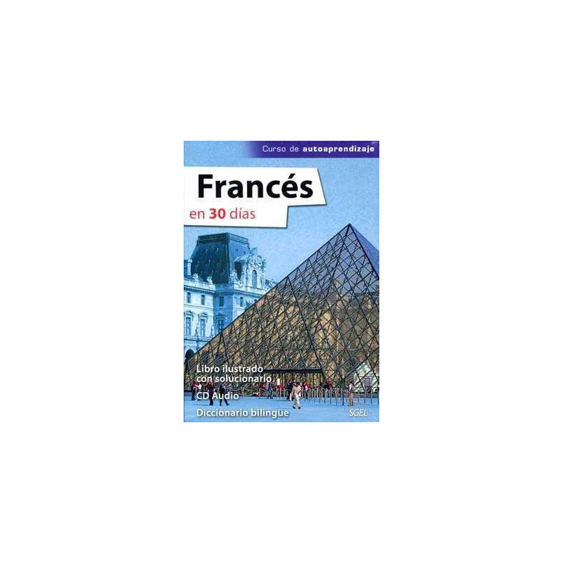 Frances en 30 Dias libro + Cd audio + Dicc. Bilingue