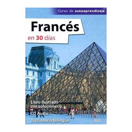 Frances en 30 Dias libro + Cd audio + Dicc. Bilingue