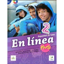 En linea 2 Plus Spanhol 8º ano Alumno + cd audio