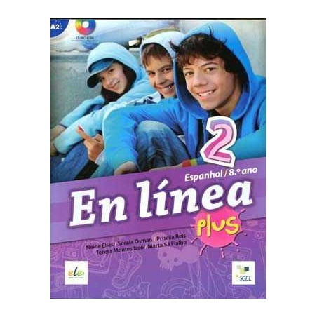 En linea 2 Plus Spanhol 8º ano Alumno + cd audio