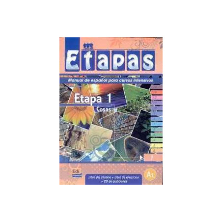 Etapas 1 A1 Cosas alumno + ejercicios + cd audio  (curso intensivo )