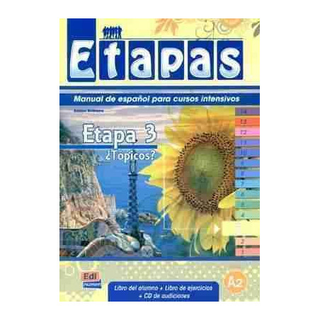 Etapas 3 A2 Topicos alumno + ejercicios + cd audio