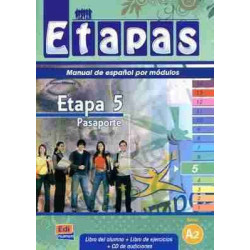 Etapas 5 A2 Pasaporte alumno + ejercicios + cd audio