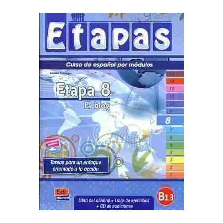 Etapas 8 B1.3 El Blog alumno + ejercicios + cd audio