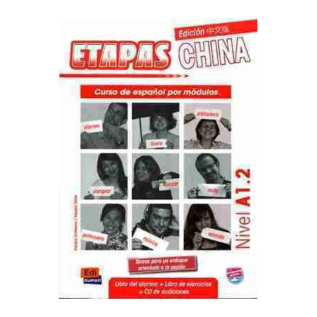 Etapas Edicion China A1.2 Alumno + ejercicios +cd