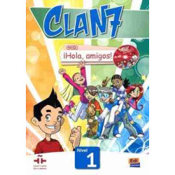 Clan 7 con Hola Amigos 1 Alumno + Cd - rom