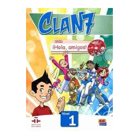 Clan 7 con Hola Amigos 1 Alumno + Cd - rom