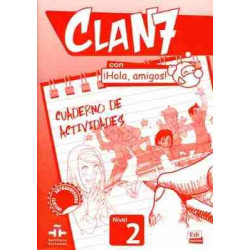 Clan 7 con Hola Amigos nivel 2 ( Libro de Ejercicios )