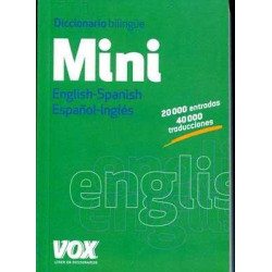 Diccionario Mini Ingles Español vv