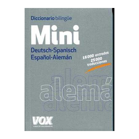 Diccionario Mini Aleman Español vv