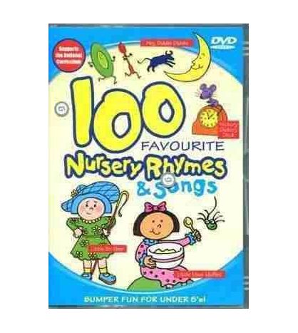 100 Favourite Nursery Rhymes and Songs DVD