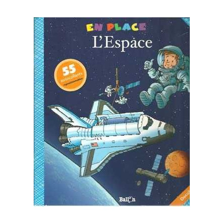 LEspace en place 55 autocollants