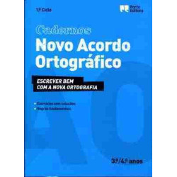 Cadernos Novo Acordo Ortografico 3º e 4º anos