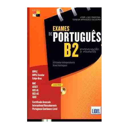 Exames de Portugues B2 + DVD Rom