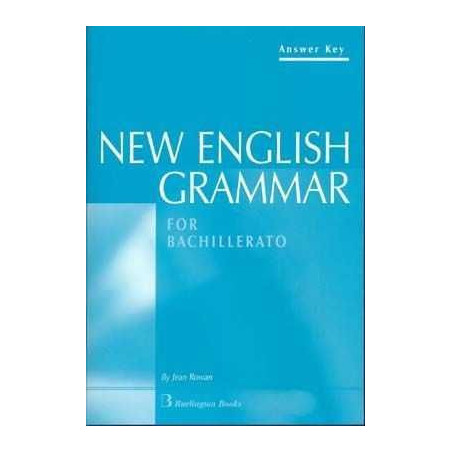 New English Grammar for Bachillerato soluciones