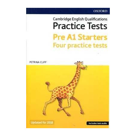 Starters  Practice test pre A1 + audio descargable + key web 2018