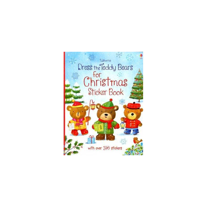 Dress the Teddy Bears for Christmas Sticker book