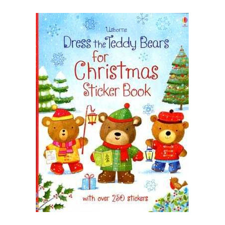 Dress the Teddy Bears for Christmas Sticker book