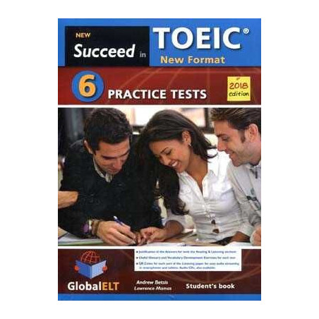 New Succeed TOEIC 6 Tets 2018 + self study + CD audio