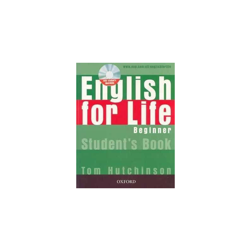 English for Life Beginner students book + cd rom/audio