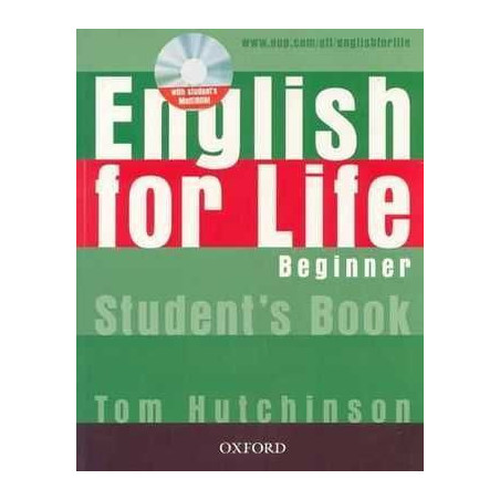 English for Life Beginner students book + cd rom/audio