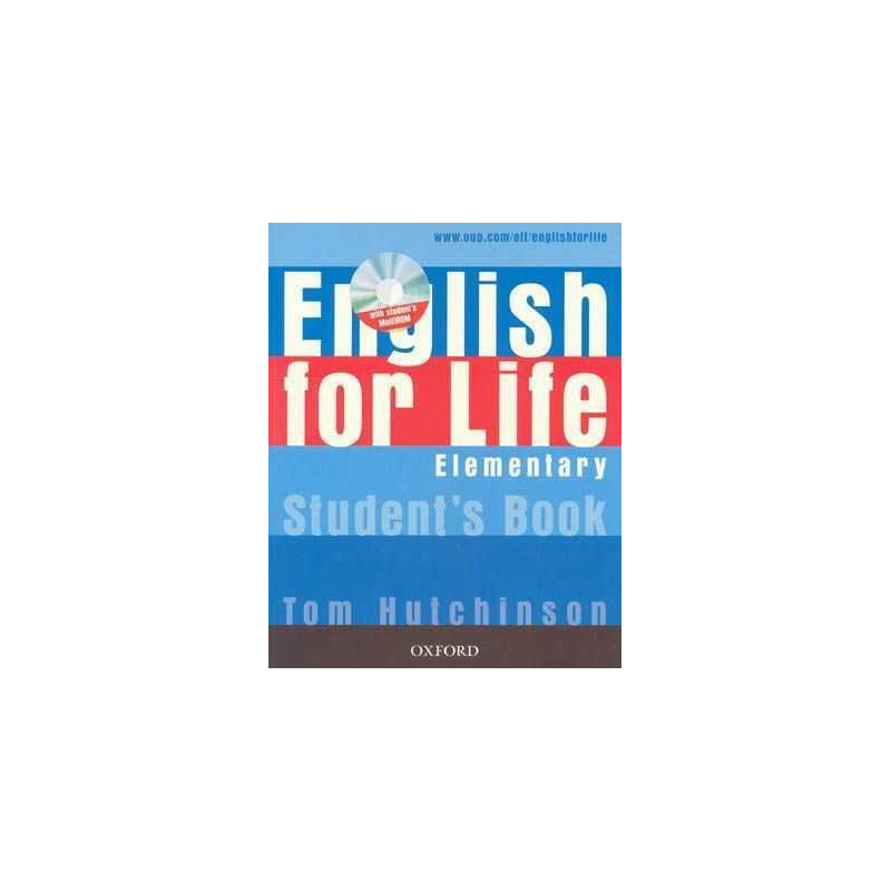 English for Life Elementary student's book + cd rom/audio