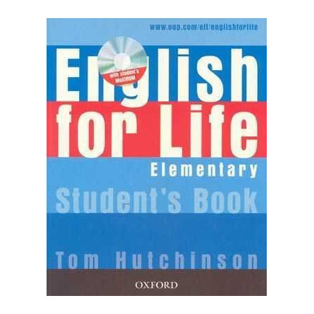 English for Life Elementary student's book + cd rom/audio