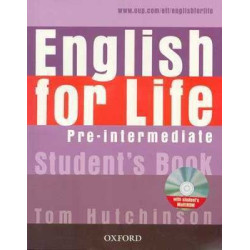 English for Life Pre Intermediate student's book + cd rom /audio