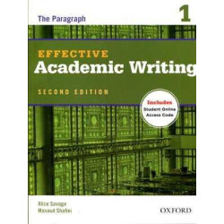 Paragraph 1 Effective Academic Writing 2nd Ed