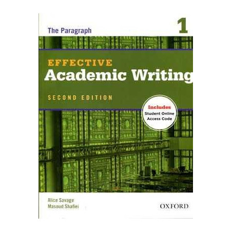 Paragraph 1 Effective Academic Writing 2nd Ed