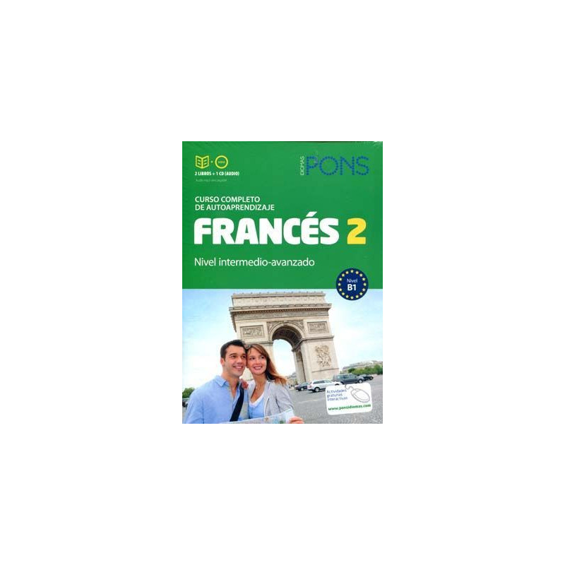 Curso Frances 2 B1 intermedio avanzado libros +cd+ actividades online