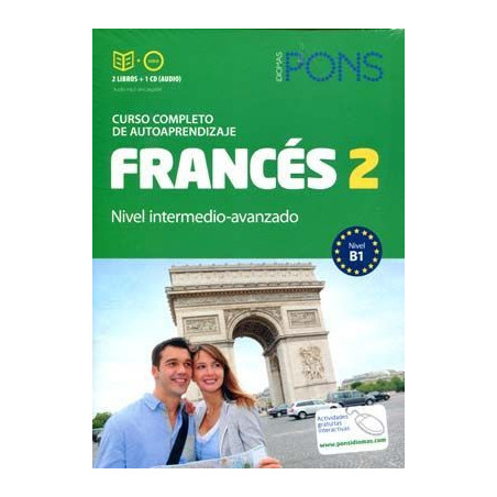 Curso Frances 2 B1 intermedio avanzado libros +cd+ actividades online