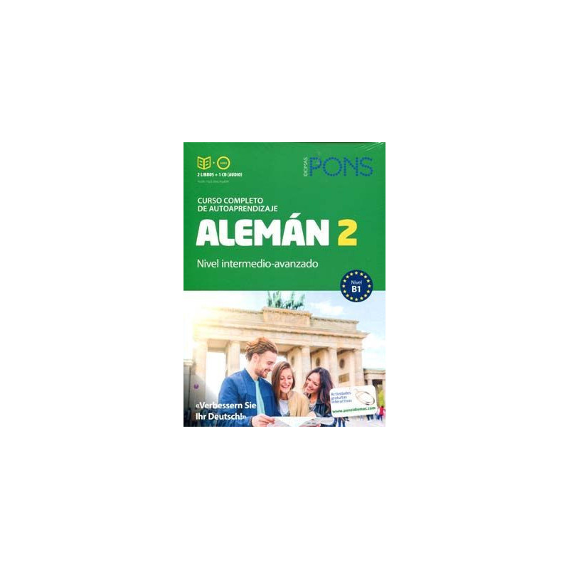 Curso Aleman 2 intermedio avanzado B1 + cd mp3+actividades online