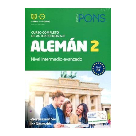 Curso Aleman 2 intermedio avanzado B1 + cd mp3+actividades online