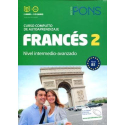 Curso Frances 2 B1 intermedio avanzado libros +cd+ actividades online