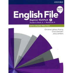 English File A1 Multipack A beginner std+practice online 4 th