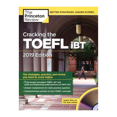 Cracking the TOEFL IBT 2019 +  Cd audio