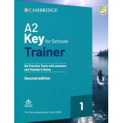 A2 Key for Schools six Tets Trainer 1+ answers+audio web 2ed exam 2020