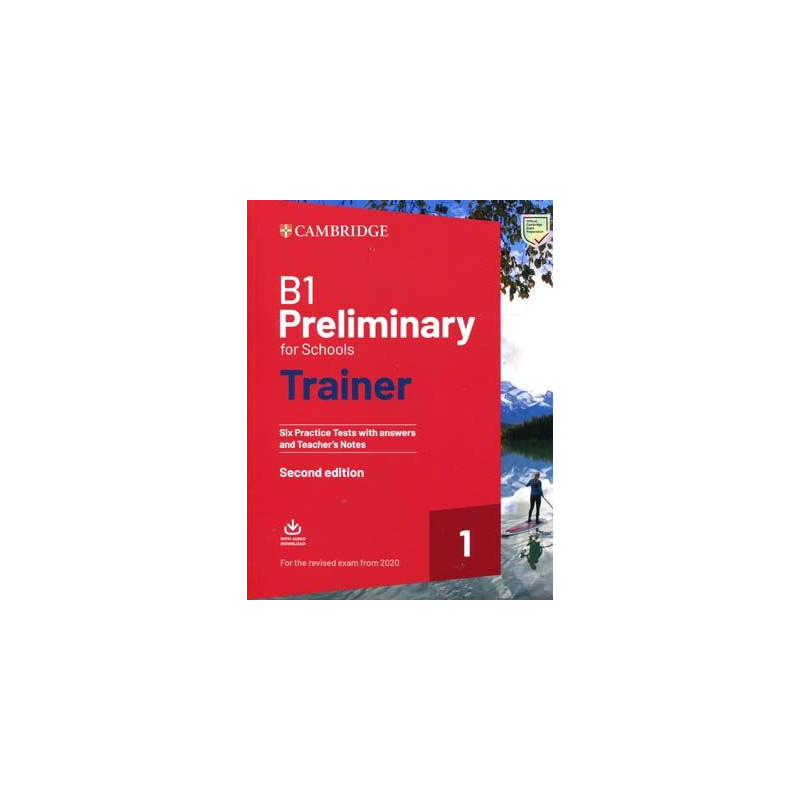 PET Schools Trainer 1 six tets +answers+ audio web+ teacher's notes 2ed 2020