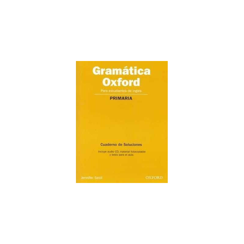 Gramatica Oxford para Primaria soluciones + cd audio