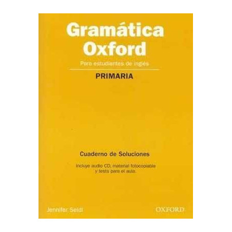 Gramatica Oxford para Primaria soluciones + cd audio