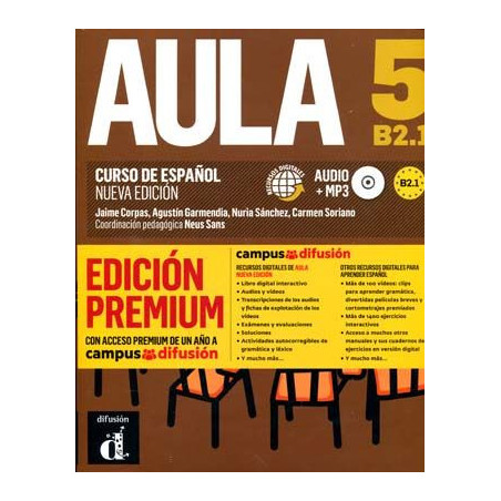 Aula 5 B2.2 alum+ cd Premium