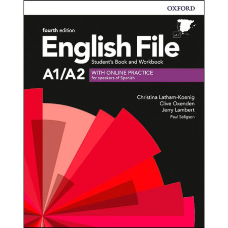 English File A1/A2 elementary  std+wb online +key 4th