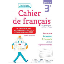 Cahier de Français 3eme Nouvelle 2019