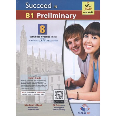 Succeed PET B1 8 Tets 2020 +key