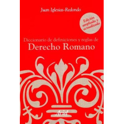 Diccionario de Definiciones y reglas de Derecho Romano