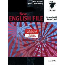 New English File Intermediate Plus students book + worbook c/k+ cd rom/audio