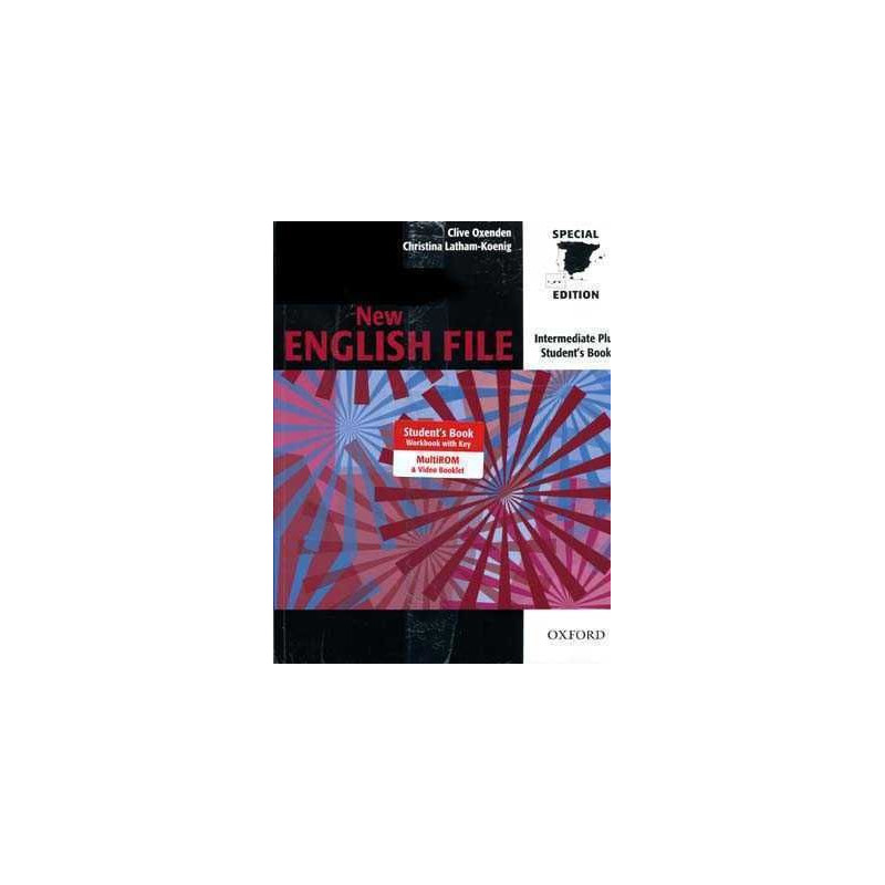 New English File Intermediate Plus students book + worbook c/k+ cd rom/audio